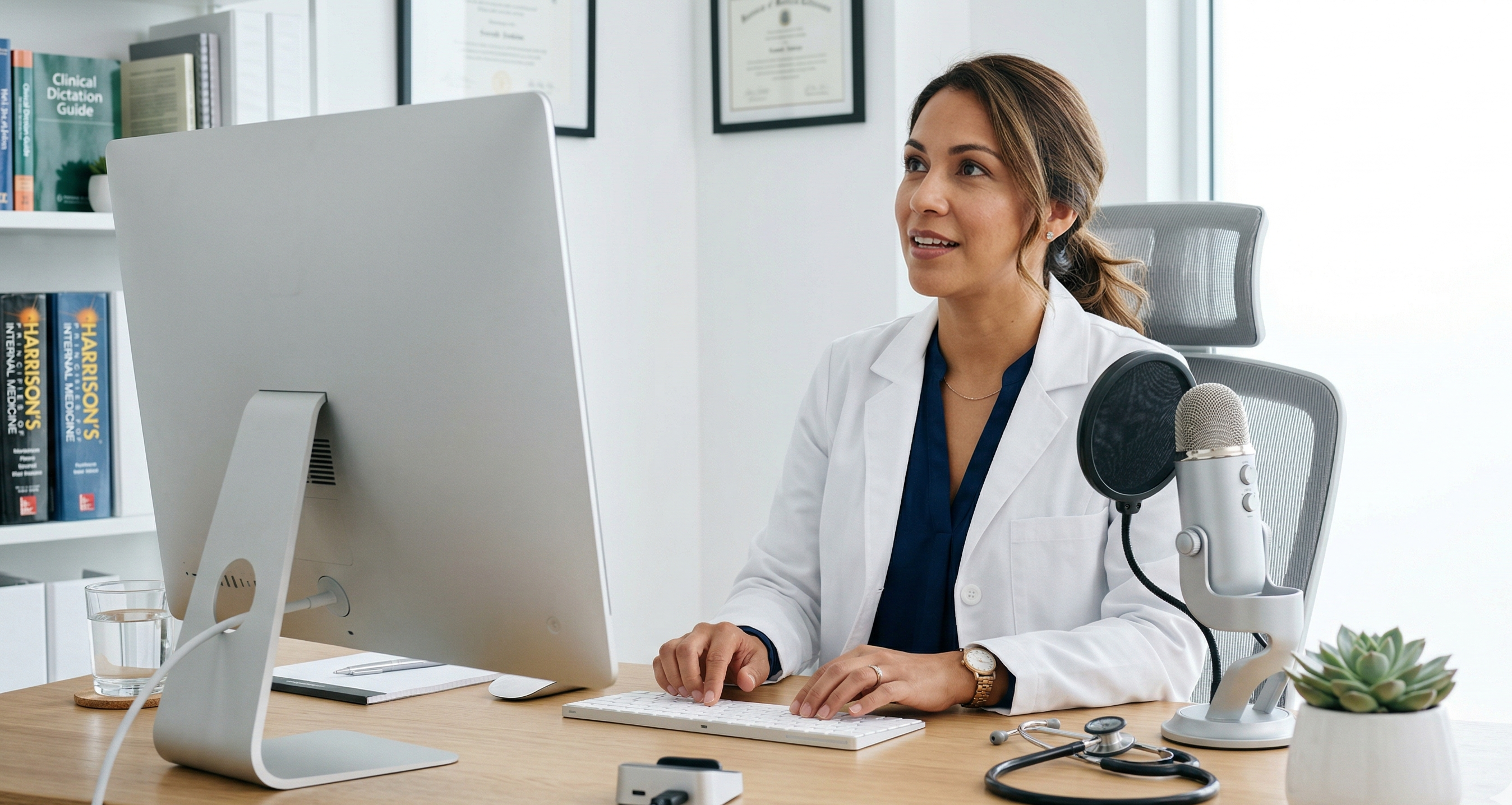 Healthcare professional using Air Wisper